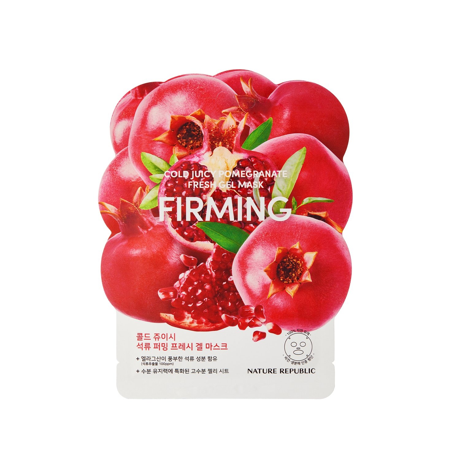 Nature Republic Cold Juicy Mask Sheet Pomegranate 3 oz
