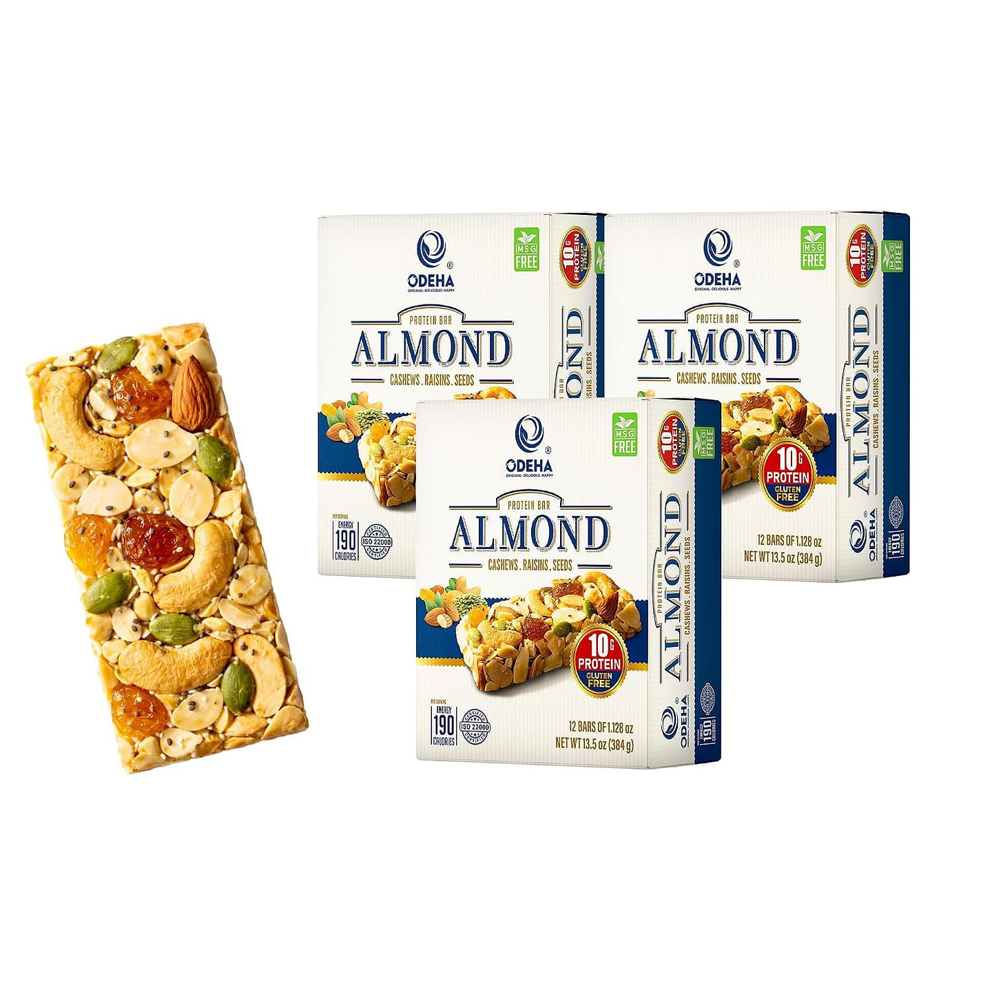 Odeha Almond Protein Bar – 36 Bar 384 g