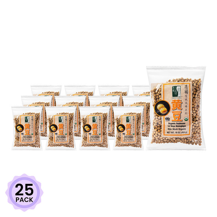 Đậu Nành Hữu Cơ Chimes Garden 16 oz*25 pack