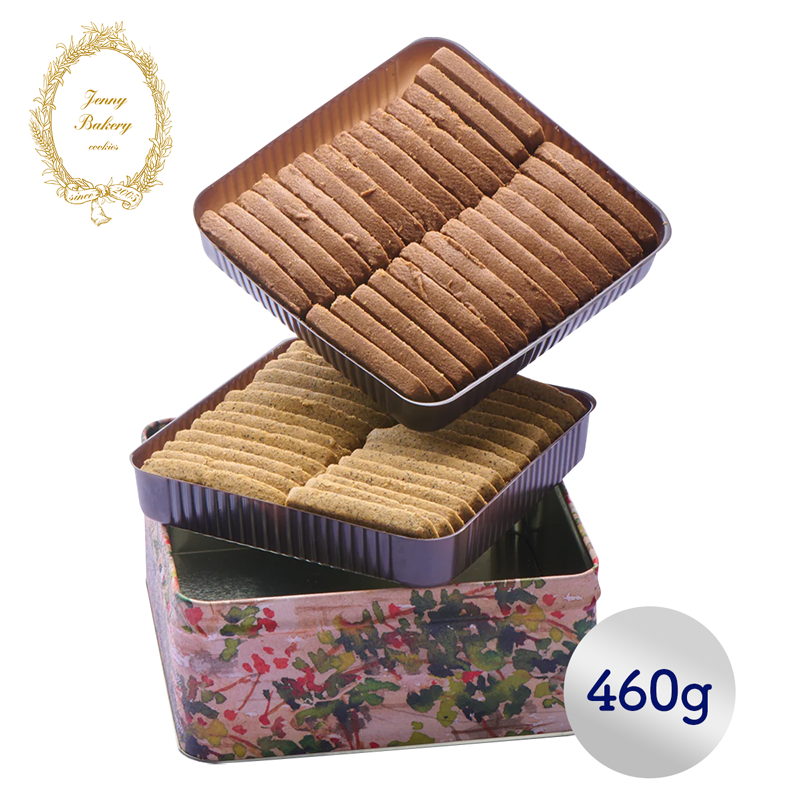 Hong Kong JENNY Cookies Mocha & Tea Butter Cookies 460 g