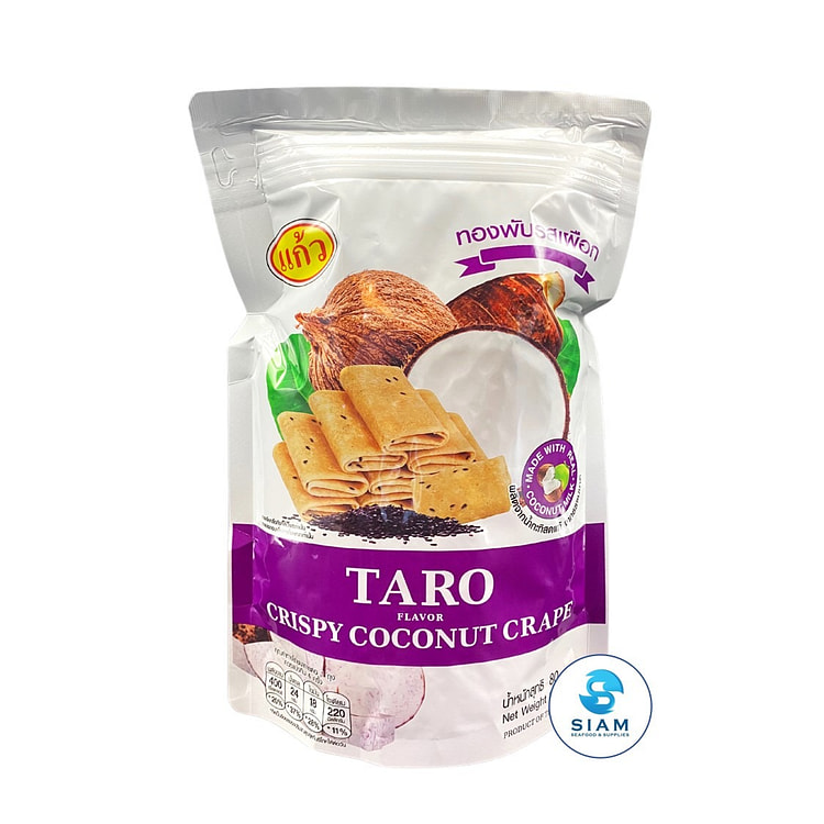 Kaew Crispy Coconut Crape, Taro Flavor