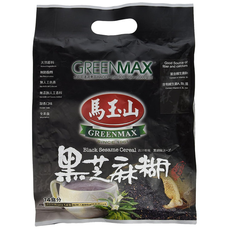 台湾马玉山 黑芝麻糊健康谷物饮12袋x30克 包邮 1 份