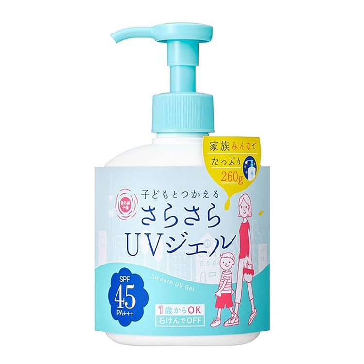 日本石泽 清爽UV防晒凝胶SPF45+ PA+++ 260 克