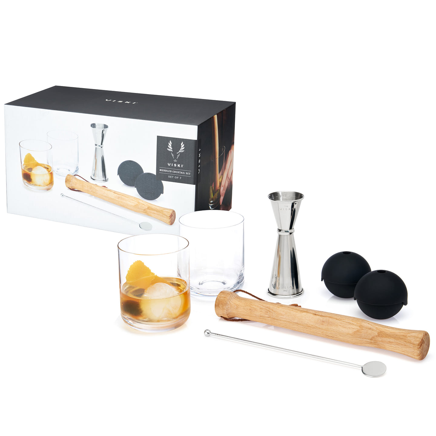 7-Piece Muddled Cocktail Set by Viski® 7 each