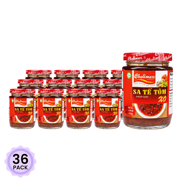 Cholimex Shrimp Satay Sauce 5.99 oz*36 pack