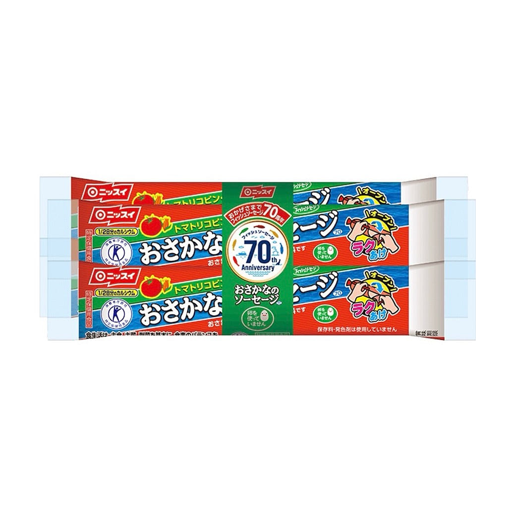 Fish Sausage Seafood Meat Snack Food NISSUI 280g 1 each