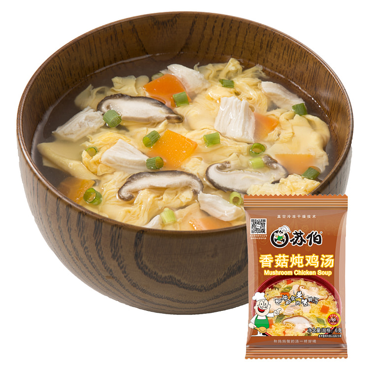 Subo Soup mushroom soup soup soup soup instant soup 10 small package freeze