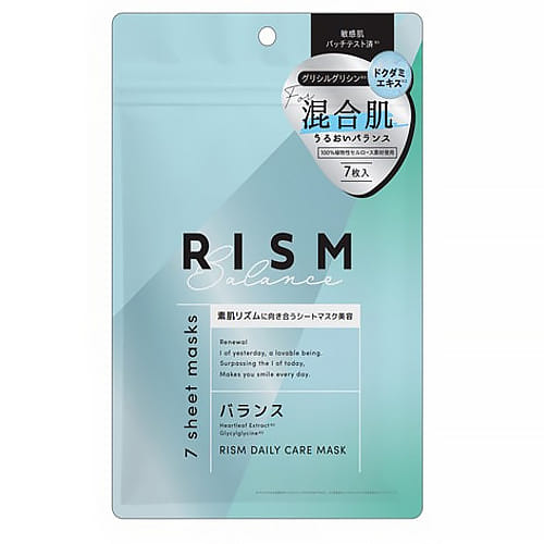 RISM Daily Care Mask Balance 7pcs 1 each