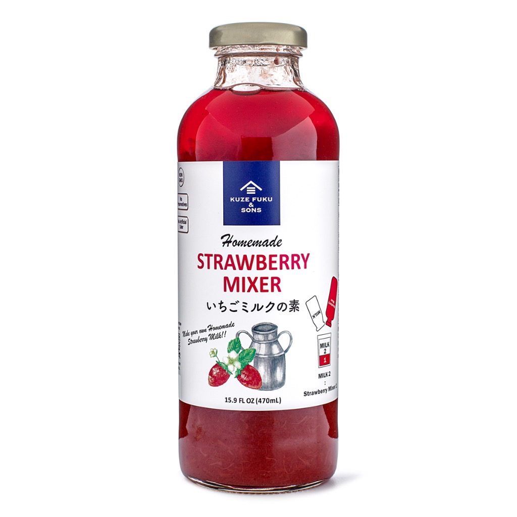 久世福商店 牛乳と混ぜる いちごミルクの素 15.9 オンス*6 パック - Weee!