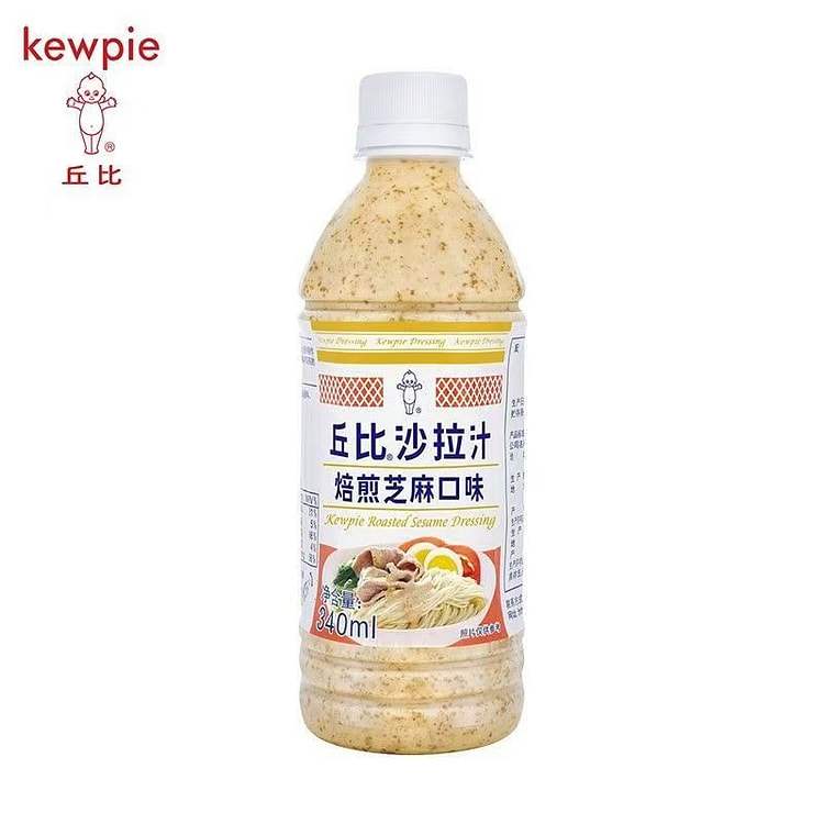 丘比 沙拉汁340ml*1瓶 焙煎芝麻酱拌面蔬菜沙拉火锅蘸料