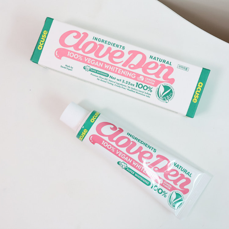 【韩国直邮】Cloveden牙膏去黄美白款