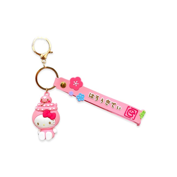 SANRIO三丽鸥 2025蛇年干支系列 立体钥匙扣【HelloKitty】