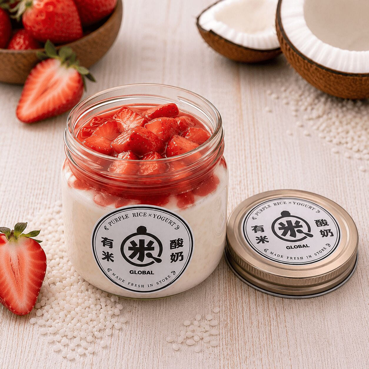 Strawberry Coconut Jelly (8oz) 1 each