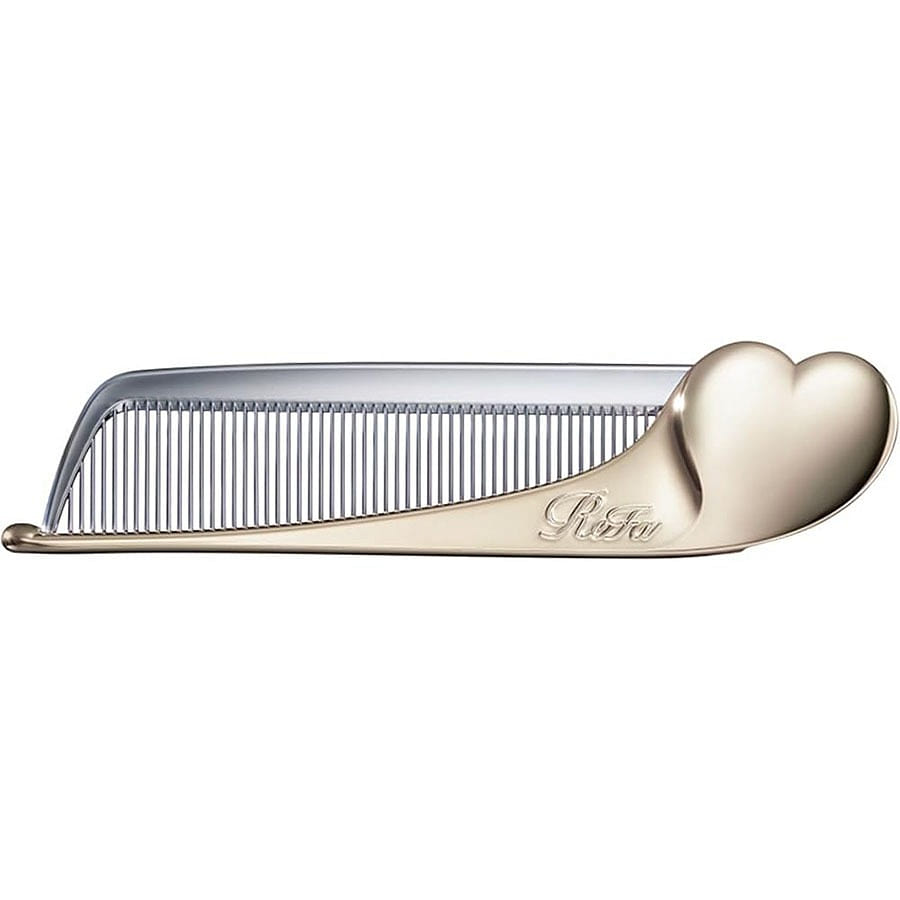 ReFa HEART COMB Aira Champagne Gold 1 count