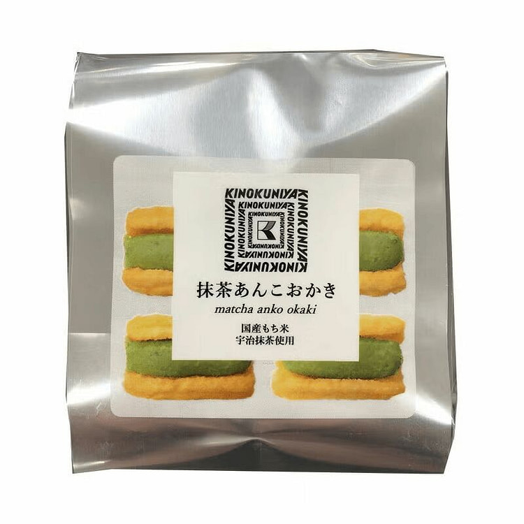 KINOKUNIYA Matcha Cream Rice Cracker 12pcs