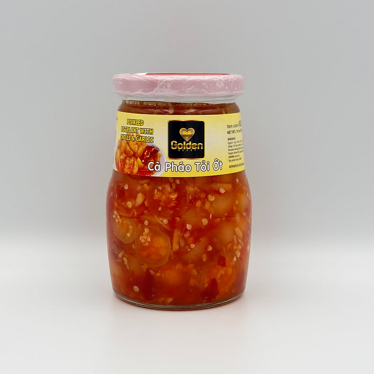 Golden Heart Pickled Eggplant Chili & Garlic 400 g