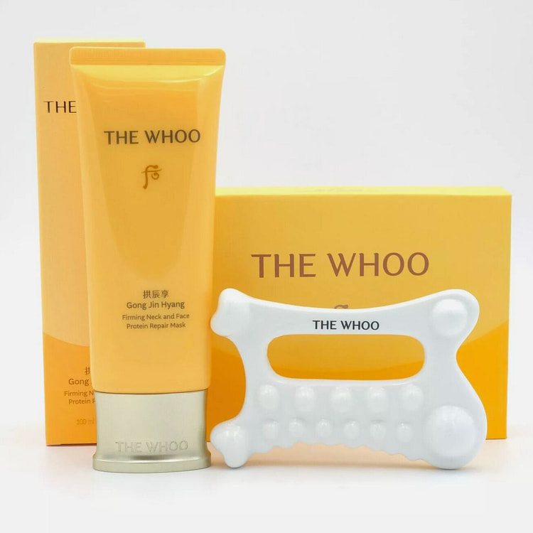 The Whoo 颈脸蛋白修护面膜套装