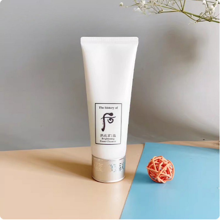whoo后拱辰享雪玉凝美白洗面奶改善暗沉180ml 1 份