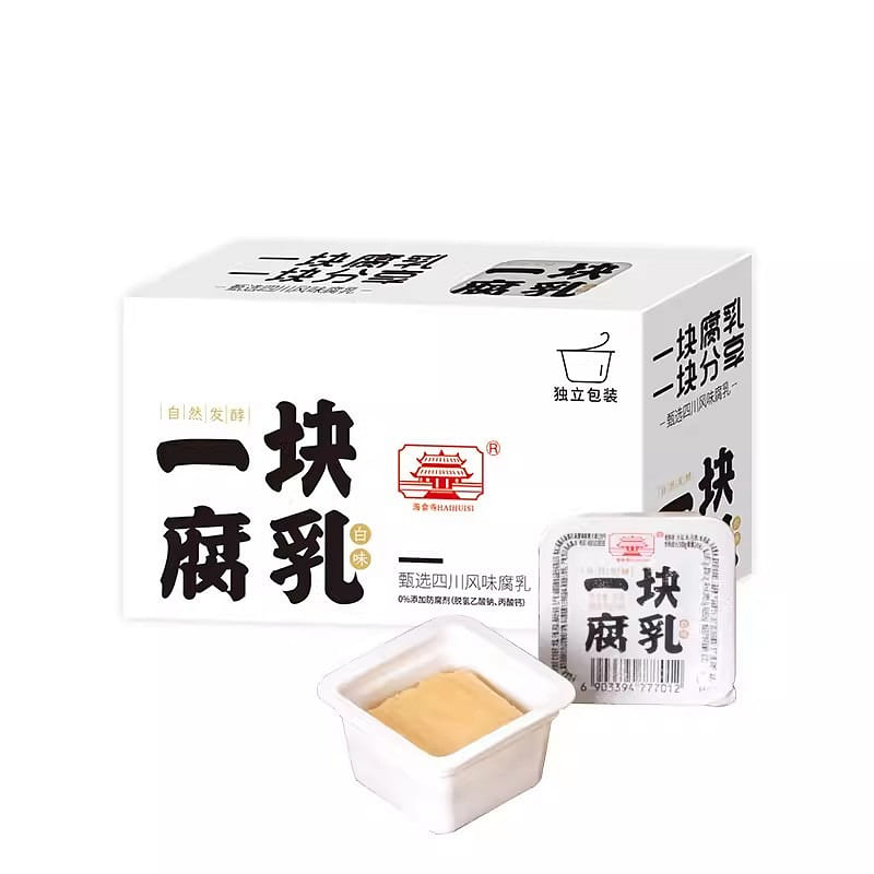 Haihui Temple a piece of tofu milky flavor under the food mold tofu 162g/ box 162 g