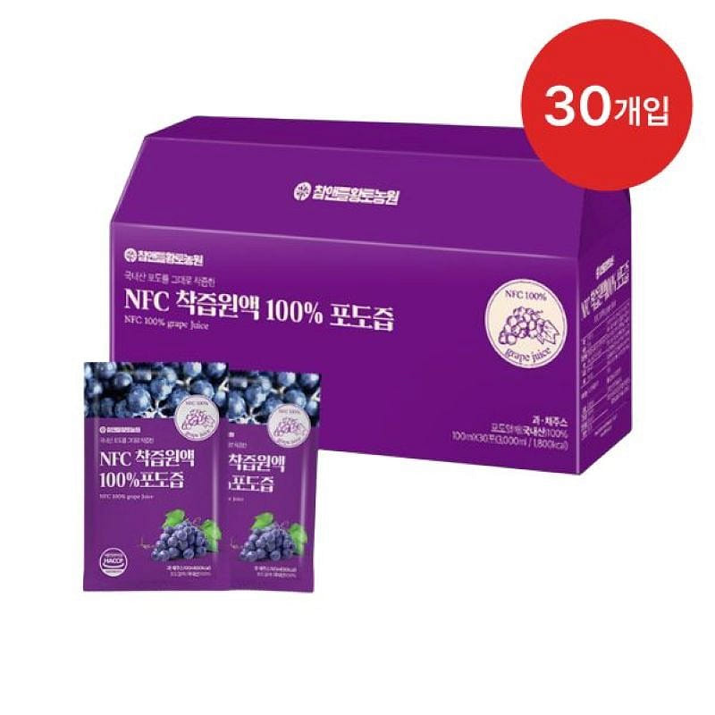 Cham & Deul NFC Grape Juice 100 ml