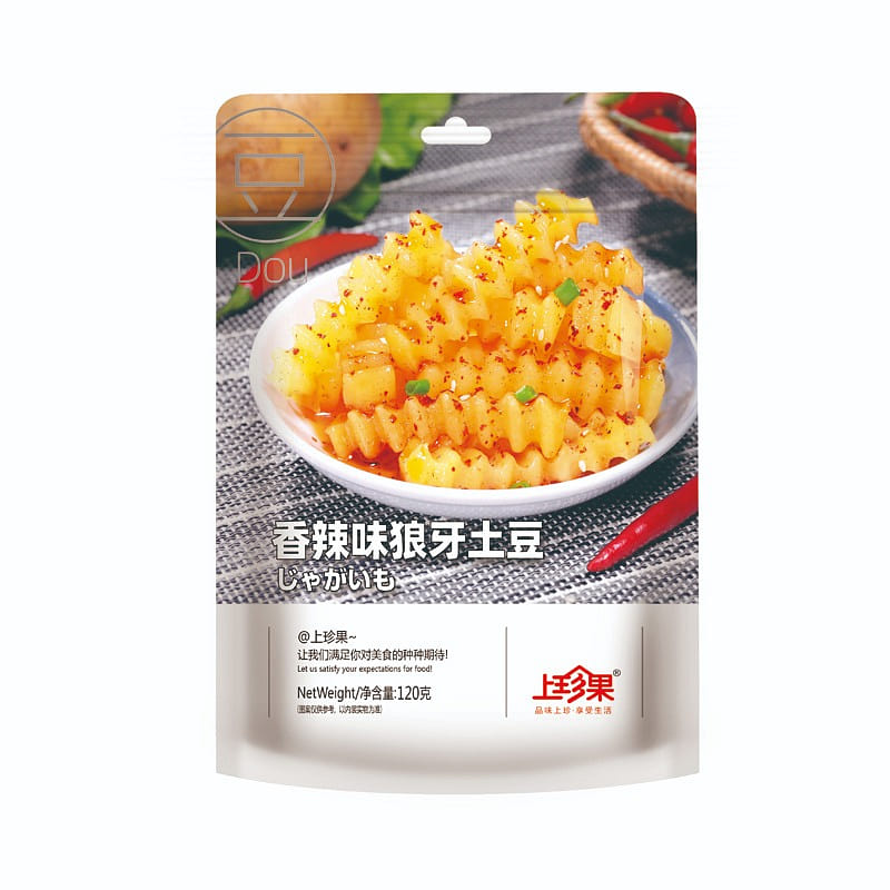 【解馋零嘴】上珍果 香辣味狼牙土豆 独立包装 开袋即食 休闲零食 120 克