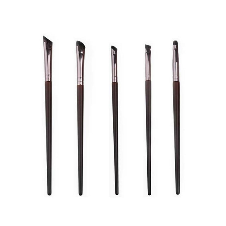 NOVAGLOW Wool Blend Eyeliner Eyebrow Brush 5pcs 1 pack