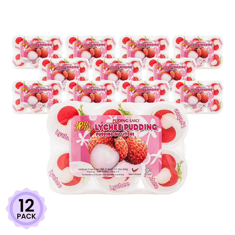 Jolly 荔枝布丁 600 克*12 包