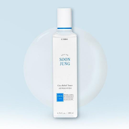 [EtudeHouse] SoonJung Cica Relief Toner 200ml 200ml 1 each