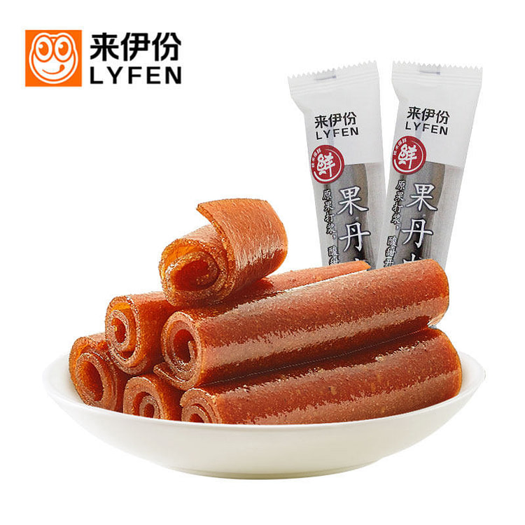 来伊份 果丹皮 开胃酸甜蜜饯 3小包约 45 克