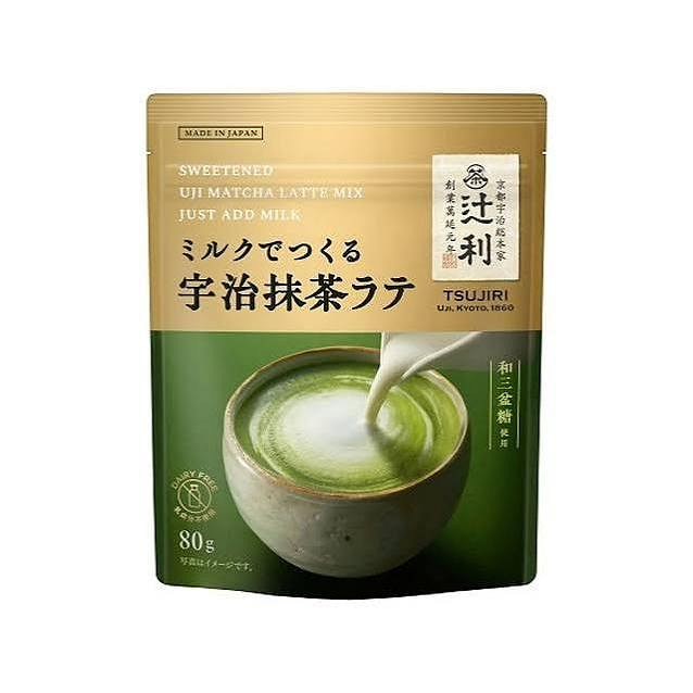 TSUJIRI Uji Matcha Latte Mix Sweetened 80g 1 each