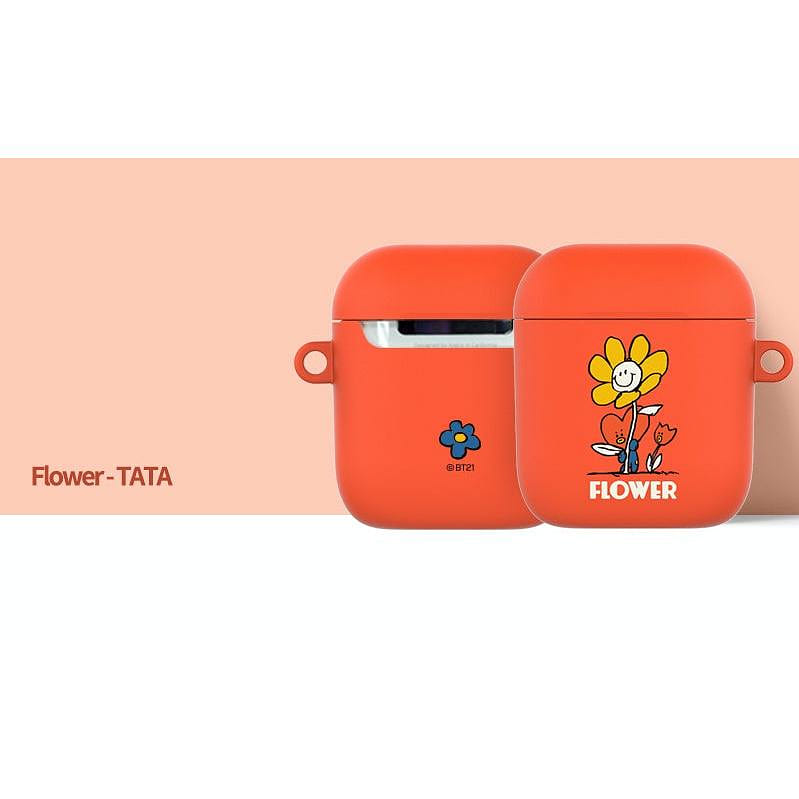 BTS x BT21 Flower Series AirPods Case 1&2 TATA 0 lb