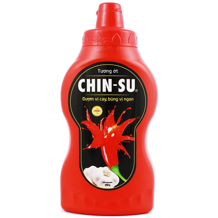 Hot Chili Sauce Chinsu Case 250g Each
