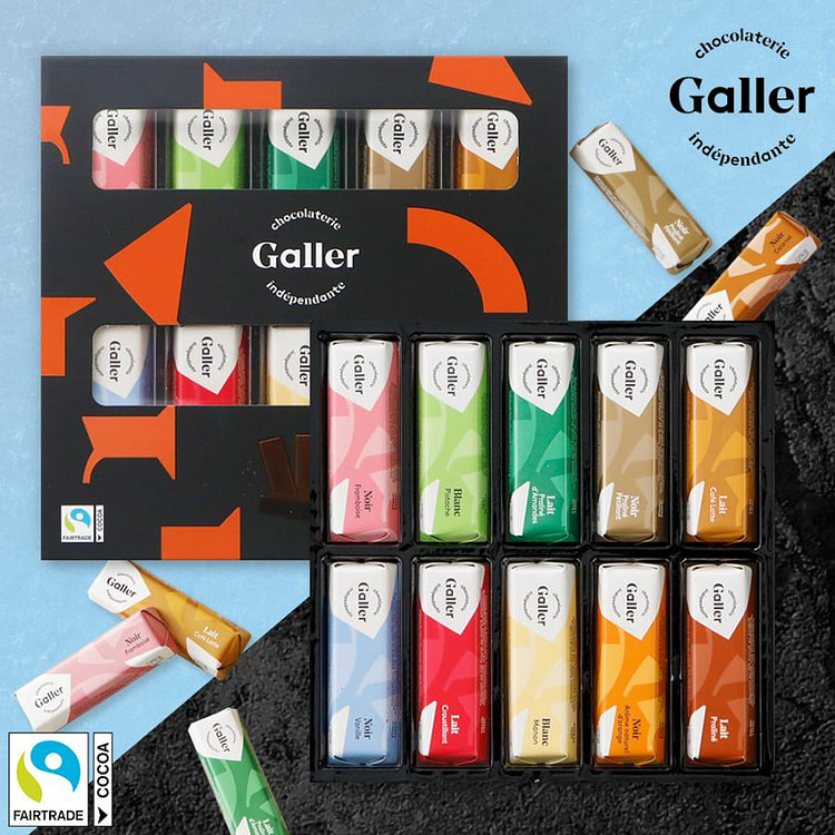 Galler 迷你巧克力棒 10根装 比利时皇家御用巧克力