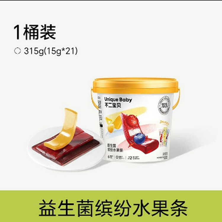 不二宝贝益生菌水果条 315 克