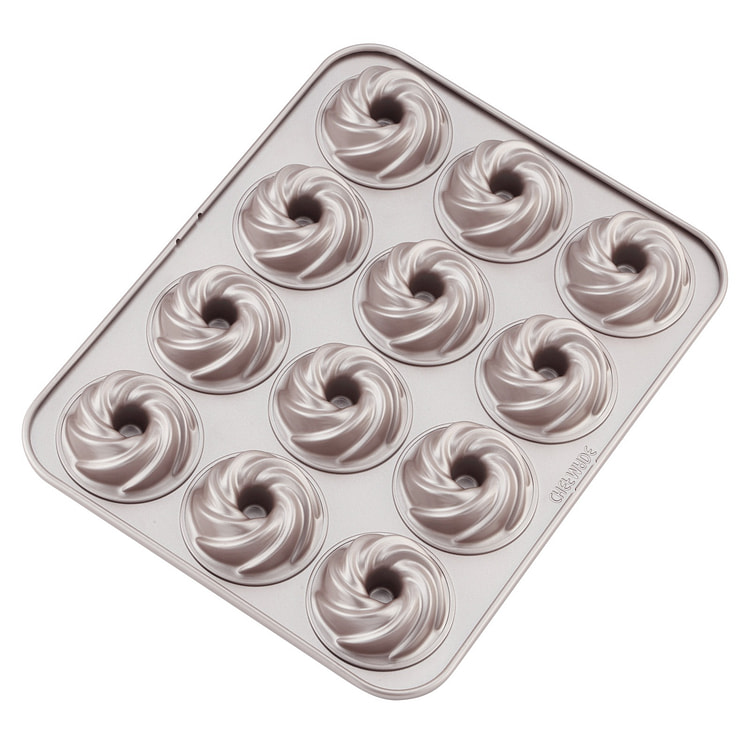 CHEFMADE 12-Cavity Cyclone Non-Stick Oven Cake Pan