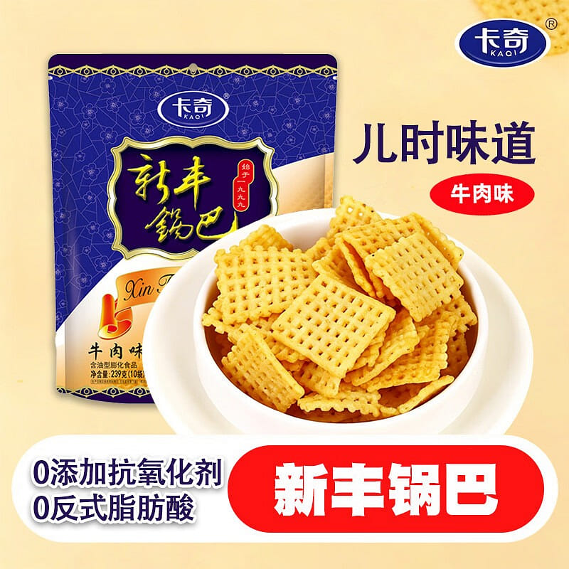 Kaqixinfeng Rice Crackers, Beef Flavor 239 g