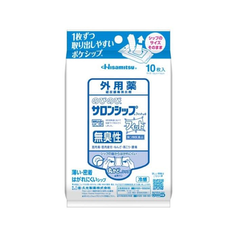 HISAMITSU Pain Relief Patch 10 pieces 1 each