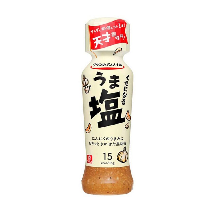 日本 理研 黑胡椒蒜香沙拉调味汁 190 毫升