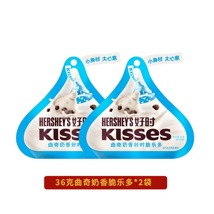 kisses好时巧克力曲奇奶香脆乐多