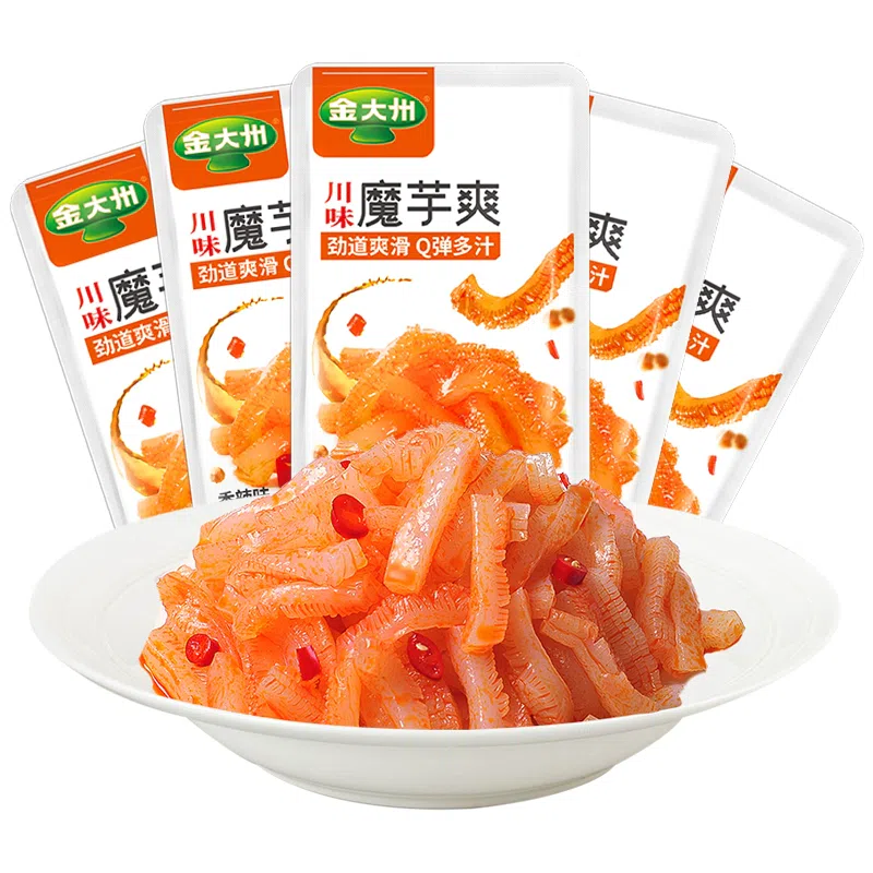 金大洲 魔芋爽5包(约100g)香辣味 100 克