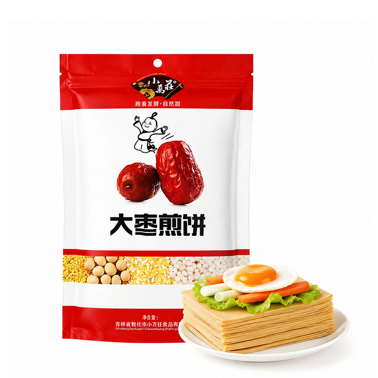 Xiao Wanzhuang Red Date Multigrain Pancake 240 g