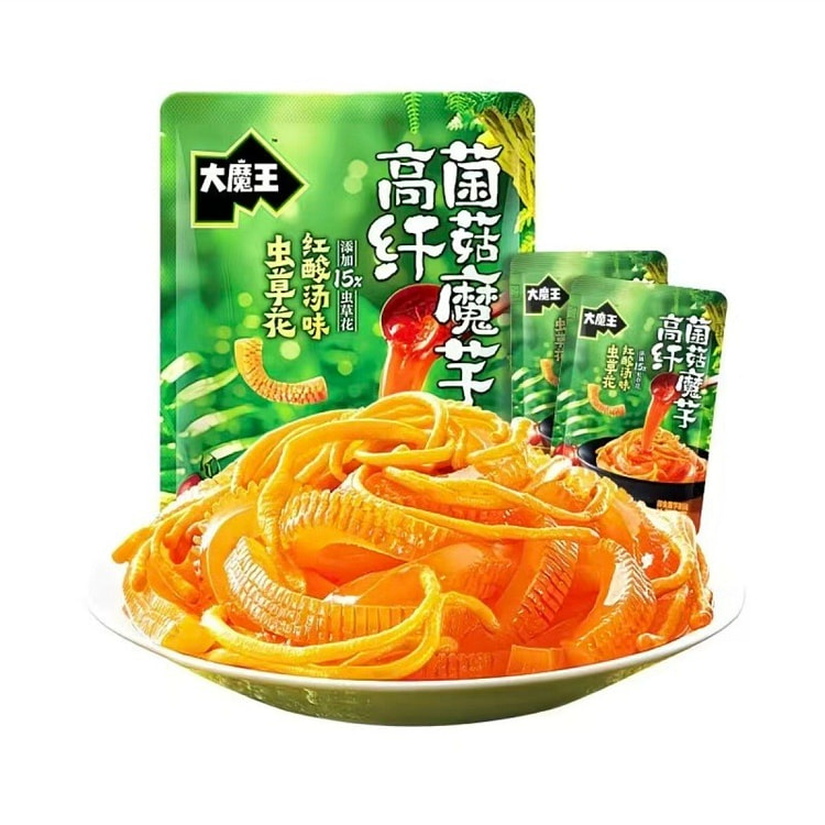 盐津铺子大魔王魔芋爽虫草花红酸汤味180g*1包 180 克