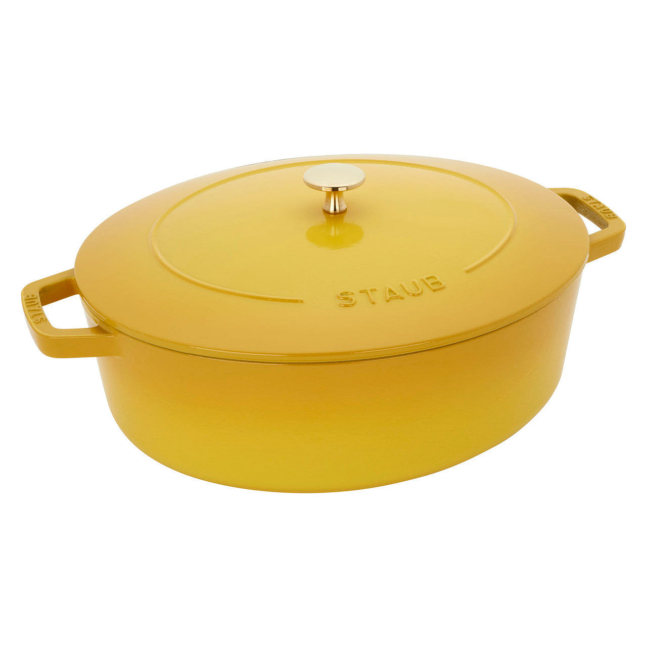 Staub Cast Iron 6.25-qt Oval Dutch Oven – Citron 1 each
