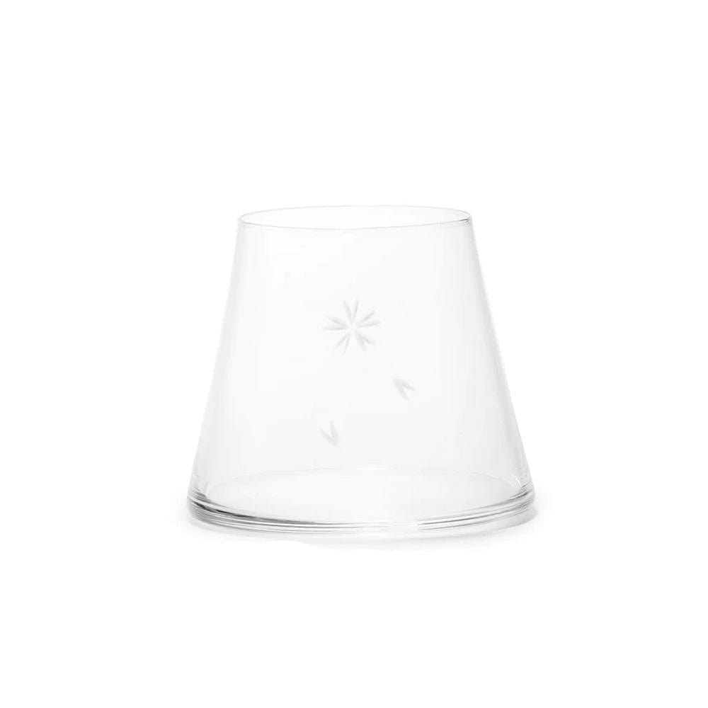 Tajima glass handmade Mt. Fuji Hoei Glass (Edo, 9.5 fl-oz) Made in Japan 1 count