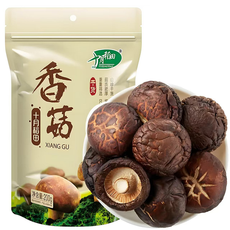 十月稻田干香菇200g