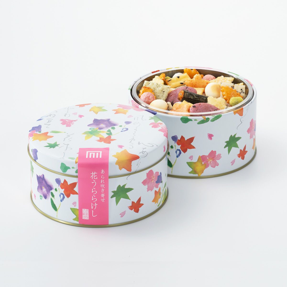 京都宇治式部郷 花うららけし あられで 缶 84g - Weee!