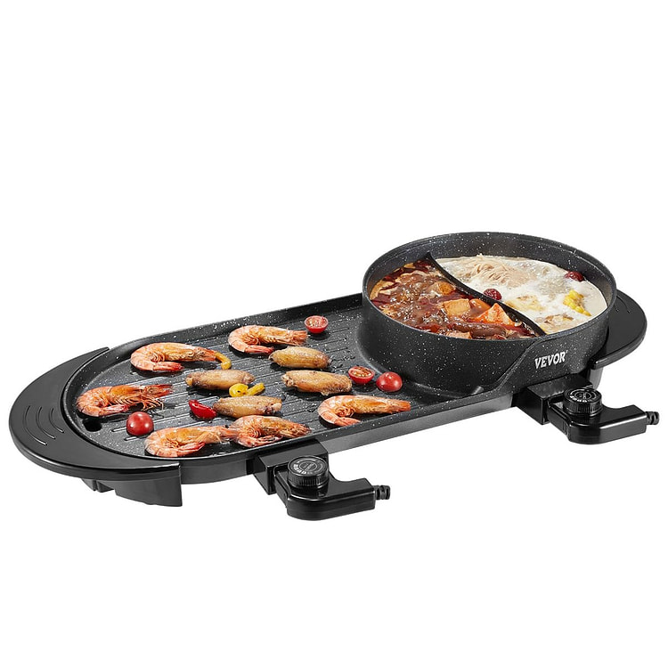 Hot Pot with Grill Korean BBQ Shabu Shabu Hotpot 1 each