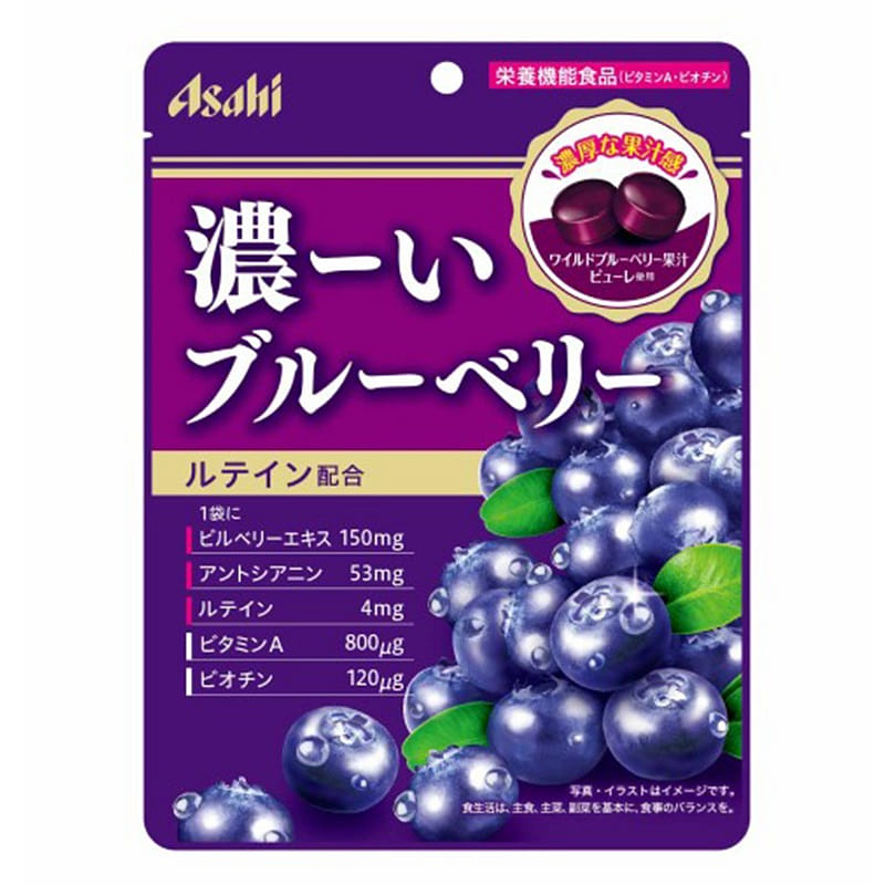 ASAHI アサヒ 濃ーいブルーベリー 84g 1 個