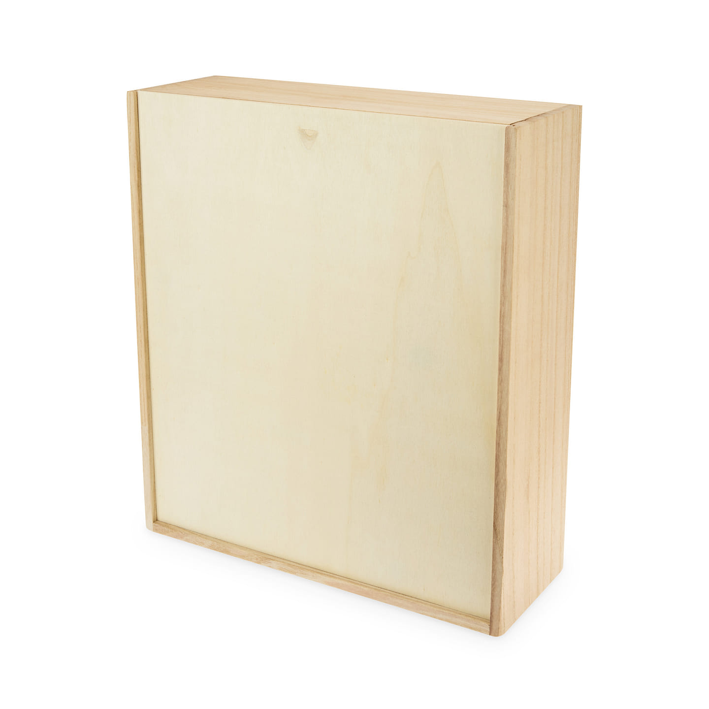 3-Bottle Wood Wine Box by Twine® 1 each