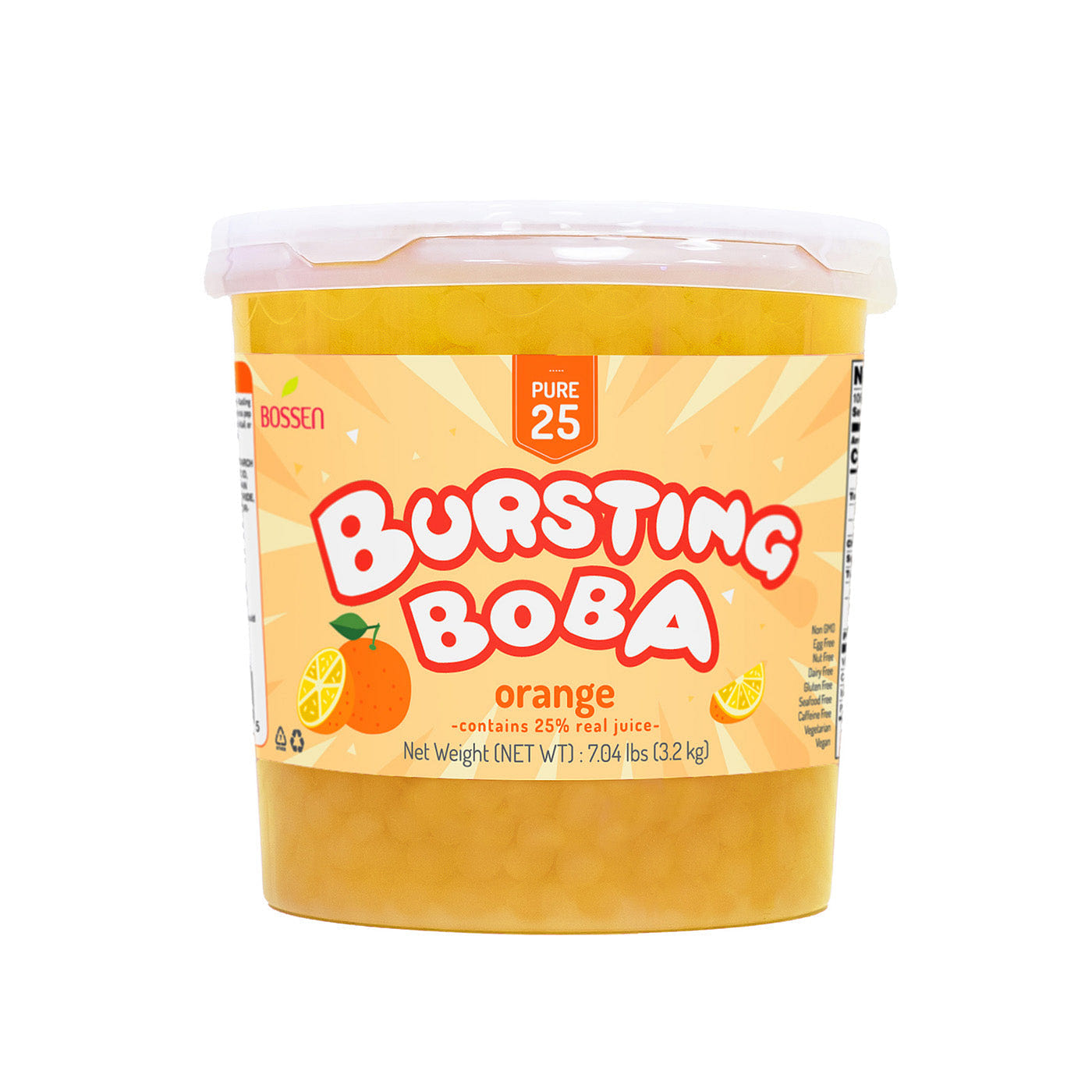 Bossen Orange Bursting Boba Pure25 (7.04 lbs) 7.04 lb